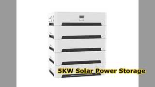 Stockage de batterie solaire 5KW Alimentation domestique 20KWH