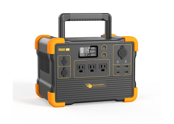 Générateur solaire portable à batterie au lithium compact LFP avec onduleur de 1200W et batterie de 614Wh