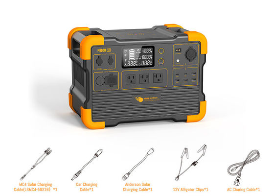 Bon prix Générateur solaire UPS 2000W avec écran LCD en temps réel, sources d'entrée multiples et chargeur de téléphone sans fil en ligne