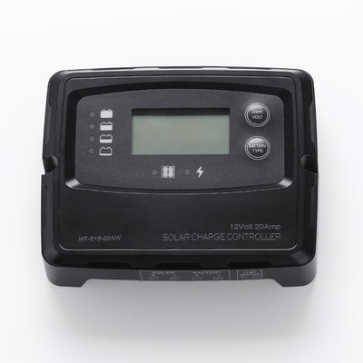 Contrôleur de charge solaire numérique LED LCD noir IP67 Max. Puissance photovoltaïque 760W 24V 380W 12V