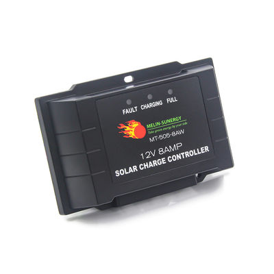 Bon prix Contrôleur de charge solaire PWM 8A 5 étapes avec charge intelligente et fonctions de protection multiples pour les systèmes 12V 24V en ligne