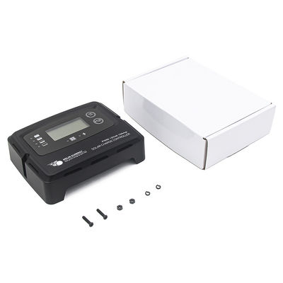 Contrôleur de charge solaire numérique noir 15A régulateur solaire intelligent pour batterie au lithium