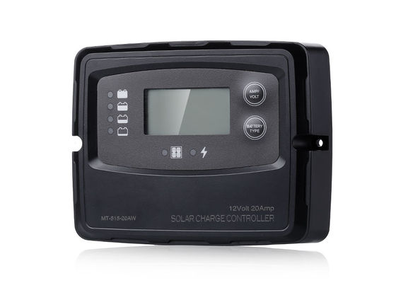 Contrôleur de charge solaire numérique intelligent de 12 volts 10A PWM IP67 étanche