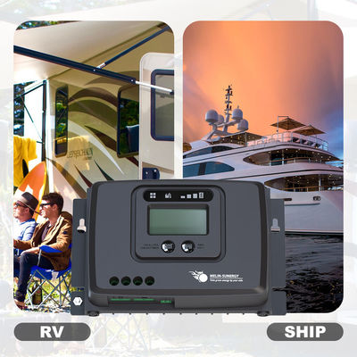 Bon prix Contrôleur de charge solaire MPPT intelligent avec 7 types de batteries adaptés, algorithme MPPT à haute efficacité et indicateur LCD + LED en temps réel en ligne