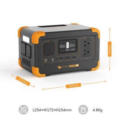 Invertisseur solaire de 300 W, puissance de secours d'urgence, 288 Wh, batterie au lithium-ion, générateur solaire