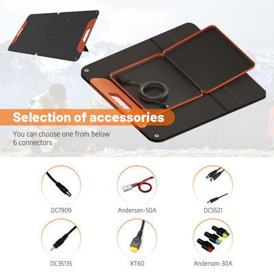 Bon prix Panneaux solaires pliables portables de 120W avec garantie de 3 ans et sortie 6A pour le camping et les véhicules de loisirs en ligne