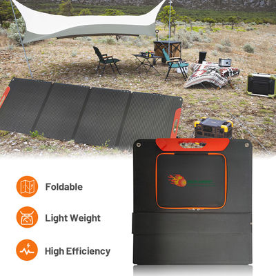 Bon prix Kit de panneau solaire pliable léger ETFE 200W IP65 Portable pour l'aventure en plein air en ligne