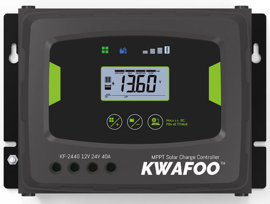 Contrôleur de charge solaire RV 40Amp MPPT compatible avec batterie LiFePO4 avec protection IP43